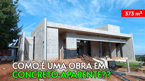 Tour Pela Obra De Uma Casa Em Concreto Aparente Terra Caxambu