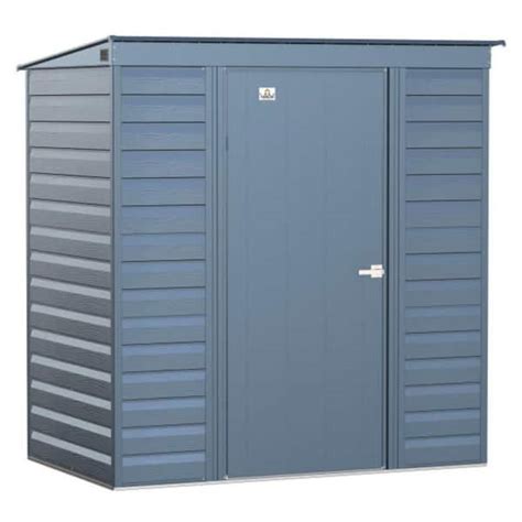 Reviews For Arrow Select Ft W X Ft D Blue Grey Metal Shed Sq