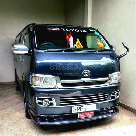 toyota kdh  super gl   diesel negotiable sri lanka