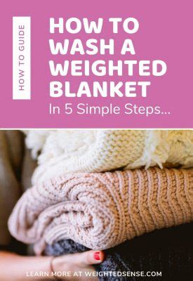 How To Wash A Weighted Blanket In 5 Simple Steps | Weighted Sense