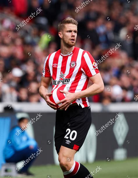 Kristoffer Ajer Brentford Ball Shirt Editorial Stock Photo Stock