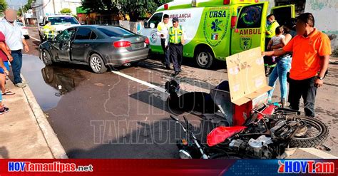 Hoy Tamaulipas Accidentes En Tamaulipas Dos Heridos Deja Choque Entre