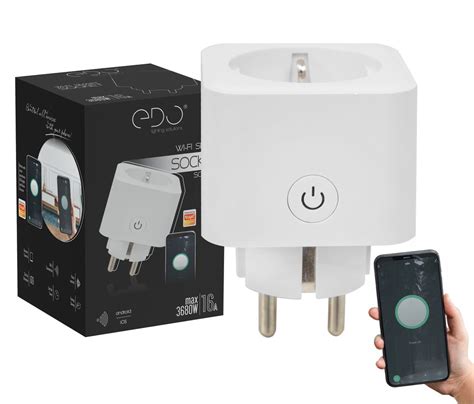 Inteligentne Gniazdo Elektryczne Wifi Tuya Smart Z Monitorem Energii