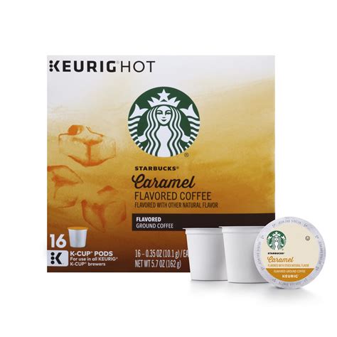 Starbucks Caramel Coffee Pods - Starbucks Medium Roast K-Cup Coffee ...