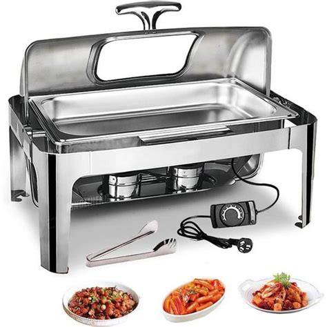 DBMGB Chafing Dish Buffet Chauffe Plat Electrique 9L Marmite