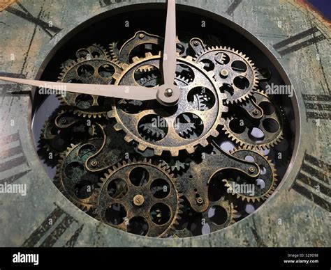 Clock Cogs Hands Hi Res Stock Photography And Images Alamy