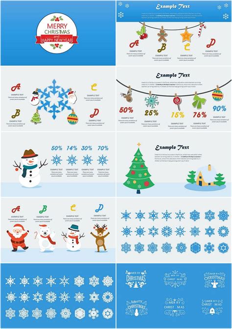 Free : Christmas PowerPoint charts template Christmas Charts, Free ...