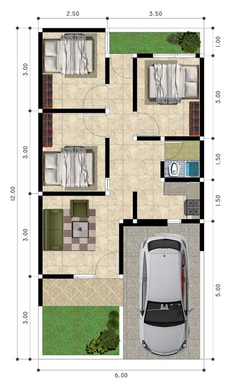 30 Gambar Desain Rumah Minimalis 3 Kamar Tidur Desain Id