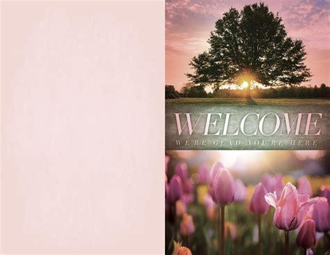 Beautiful Creation Spring Bulletin Church Bulletins Outreach Marketing