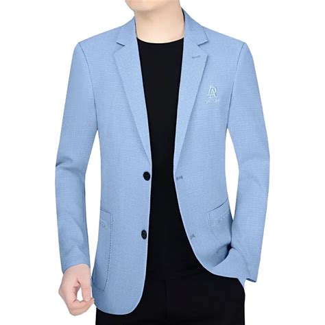 Chaqueta Informal De Primavera Para Hombre Traje De Negocios Ajustado