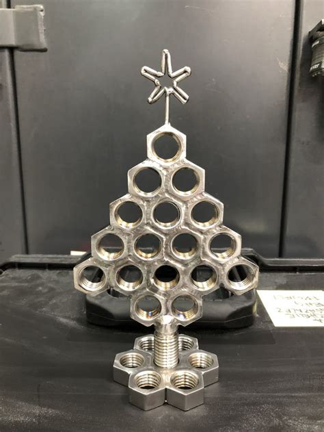 Nuts and Bolt Christmas Tree | Scrap Metal Art