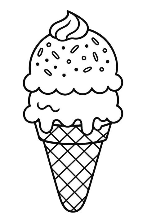 Bola De Sorvete Para Colorir - 15 Desenhos de Sorvete para colorir e imprimir