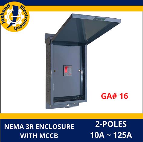 Ecb Nema R Metal Enclosure With Breaker Mccb A A Poles Kaic