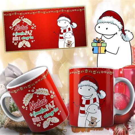 Caneca De Porcelana Flork Meme Natalino Feliz Natal Elo7