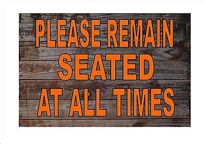 Roller Coaster Vintage Fairground Sign Remain Seated Sign | eBay