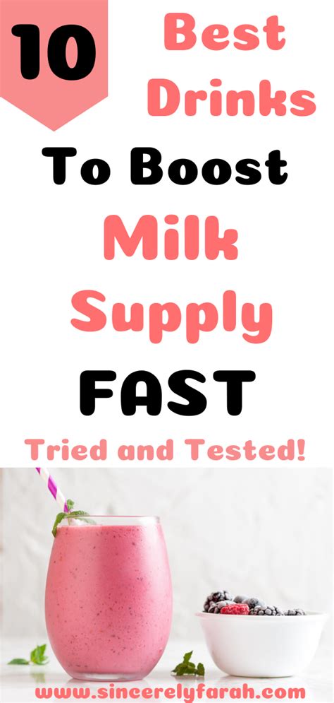 How To Increase Your Breast Milk Supply Overnight With These 10 Drinks