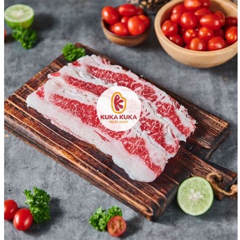 Jual Daging Sapi Wagyu Prime Karubi Beef Slice Mb Premium Gram