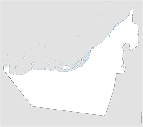 Free Vector Map Of United Arab Emirates