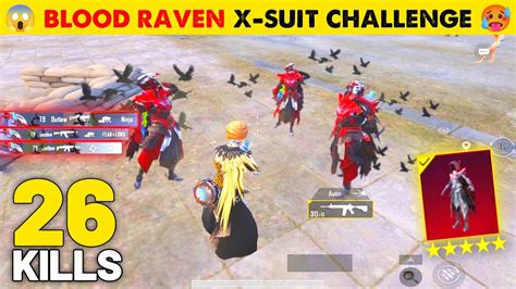 Omg Blood Raven X Suit Challenge In Bgmi Bgmi Full Max Bloodraven