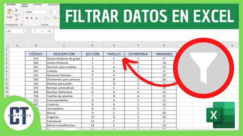 Como Filtrar Y Ordenar Datos En Excel YouTube