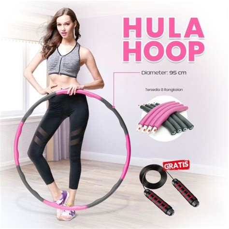 Jual Promo Alat Olah Raga Fitness Hula Hoop Foam Bongkar Pasang Hulla