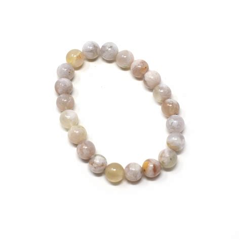 Flower Agate Bracelet Mm Crystalis Crystals Shop