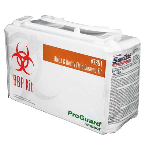 Impact® Pro Guard® Bloodborne Pathogen Cleanup Kit Treats Solutions