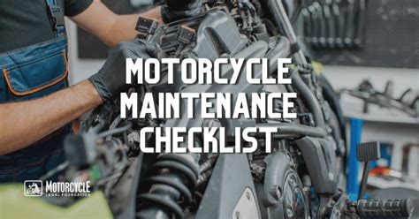 Motorcycle Maintenance Checklist Your Complete Guide In 2024