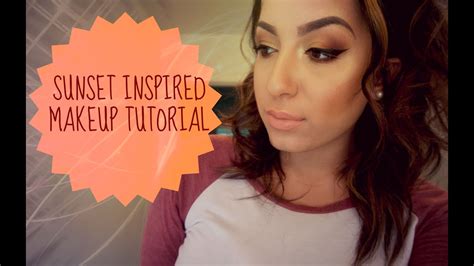 Sunset Inspired Makeup Tutorial Youtube