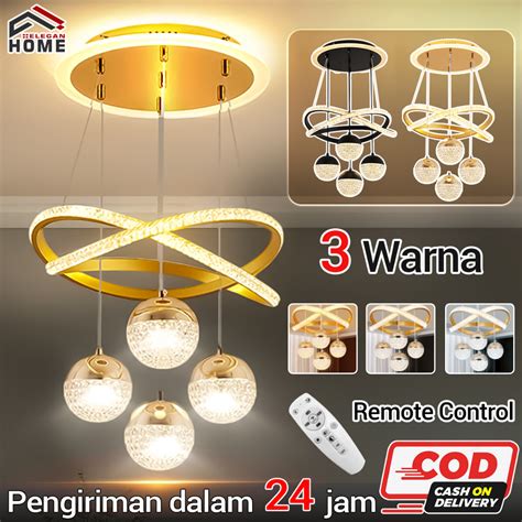 Jual Elegan Home Lampu Gantung Kristal Ruang Makan Dekoratif Lampu