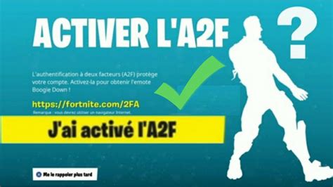 COMMENT ACTIVER L A2F FORTNITE SUR NINTENDO SWITCH PS4 YouTube