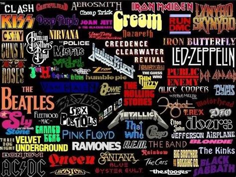 Rock Bands Collage Wallpaper