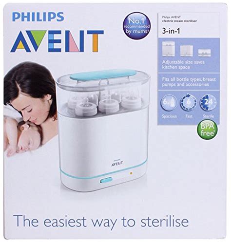 Philips AVENT 3 In 1 Steriliser, New Baby Bottle Sterilise Bottles ...