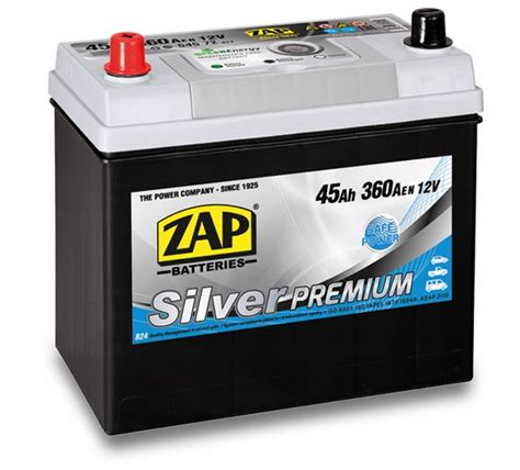 AKUMULATOR ZAP SILVER PREMIUM 45AH 360A L HONDA 545 72 za 299 99 zł z