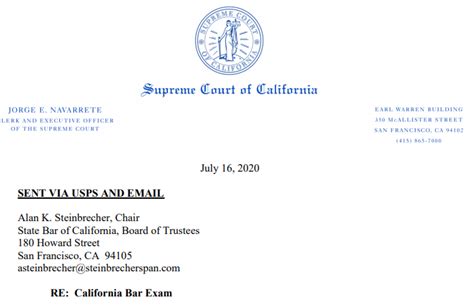 California Supreme Court Lowers Bar Exam Passing Score | California ...