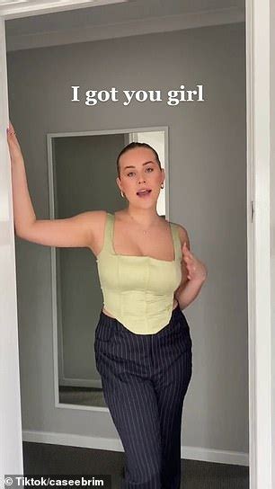 TikTok Casee Brim Claims She Trained Her F Cup Breasts To Be More Perky