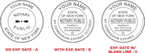 New York Notary Stamp And Seal Blue Notary Kit