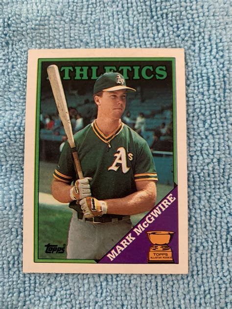 Topps Baseball Mark Mcgwire Baseball Card Ebay