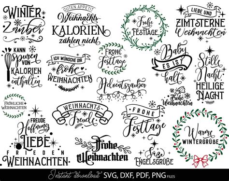 Frohe Weihnachten Plotterdatei SVG PNG DXF Pdf Etsy De