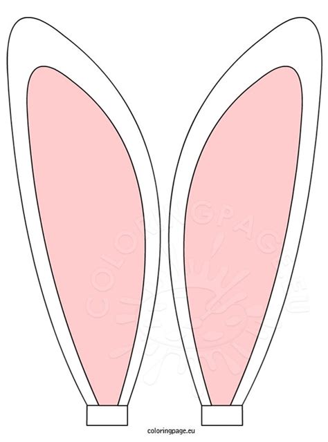 Free Printable Bunny Ears Then Connect Both Ends With Tape To Go