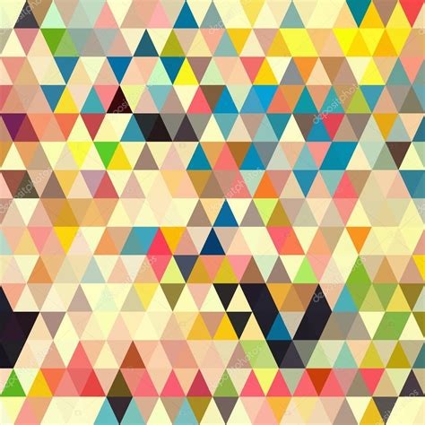 Abstract Geometric Triangle Seamless Pattern — Stock Vector © Hobonski