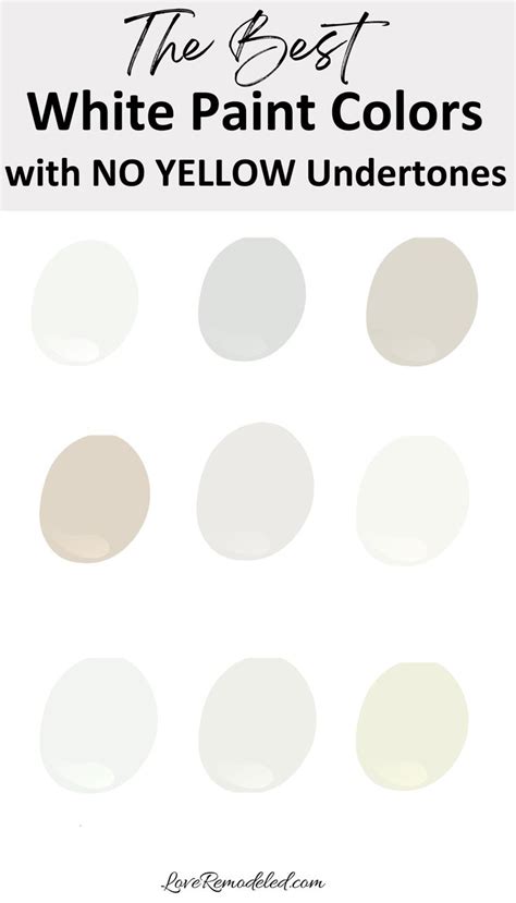 The Best White Paint Colors With No Yellow Undertones In 2024 White