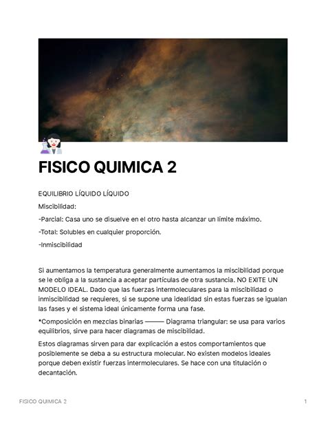 Solution Fisico Quimica Studypool