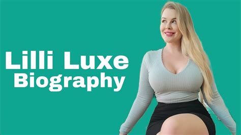 Lilli Luxe Bio And Wiki Curvy Plus Size Model Lifestyle Wiki