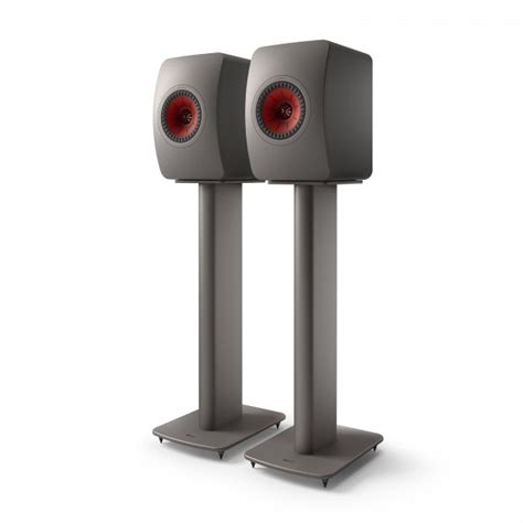 Kef Ls Meta Lautsprecher Paar Titangrau Mit St Nder Av