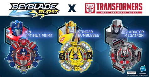 Beyblade Burst Transformers Collab For Limited Edition Digital Tops