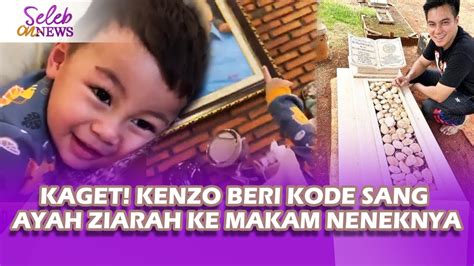 Merinding Gelagat Kenzo Bikin Baim Wong Langsung Ziarah Ke Makam Mama