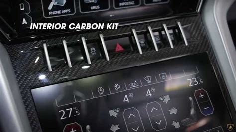 Original Lamborghini Urus Carbon Fibre Accessories Now Available