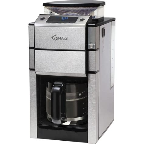 Capresso Coffeeteam Pro Coffee Maker Burr Grinder Combo 12 Cup