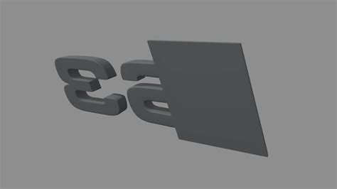 Logo Audi S3 - 3D Model by ViperJr3D